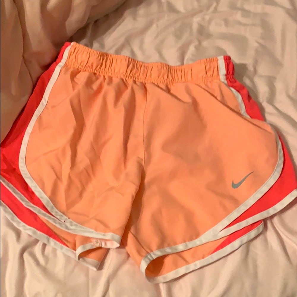 Nike shorts orange